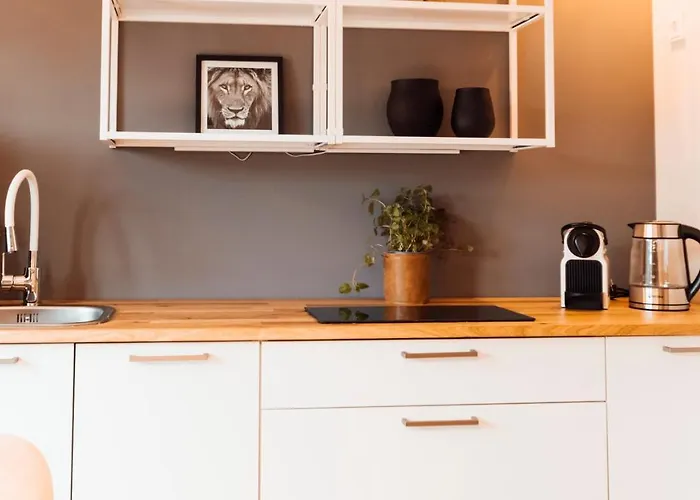 At Smilla - Boutique Mit Kueche - Parken - Klima - Netflix - Waschmaschine 아파트 *