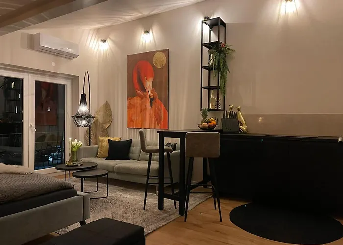 公寓 At Smilla - Boutique Mit Kueche - Parken - Klima - Netflix - Waschmaschine 威斯巴登